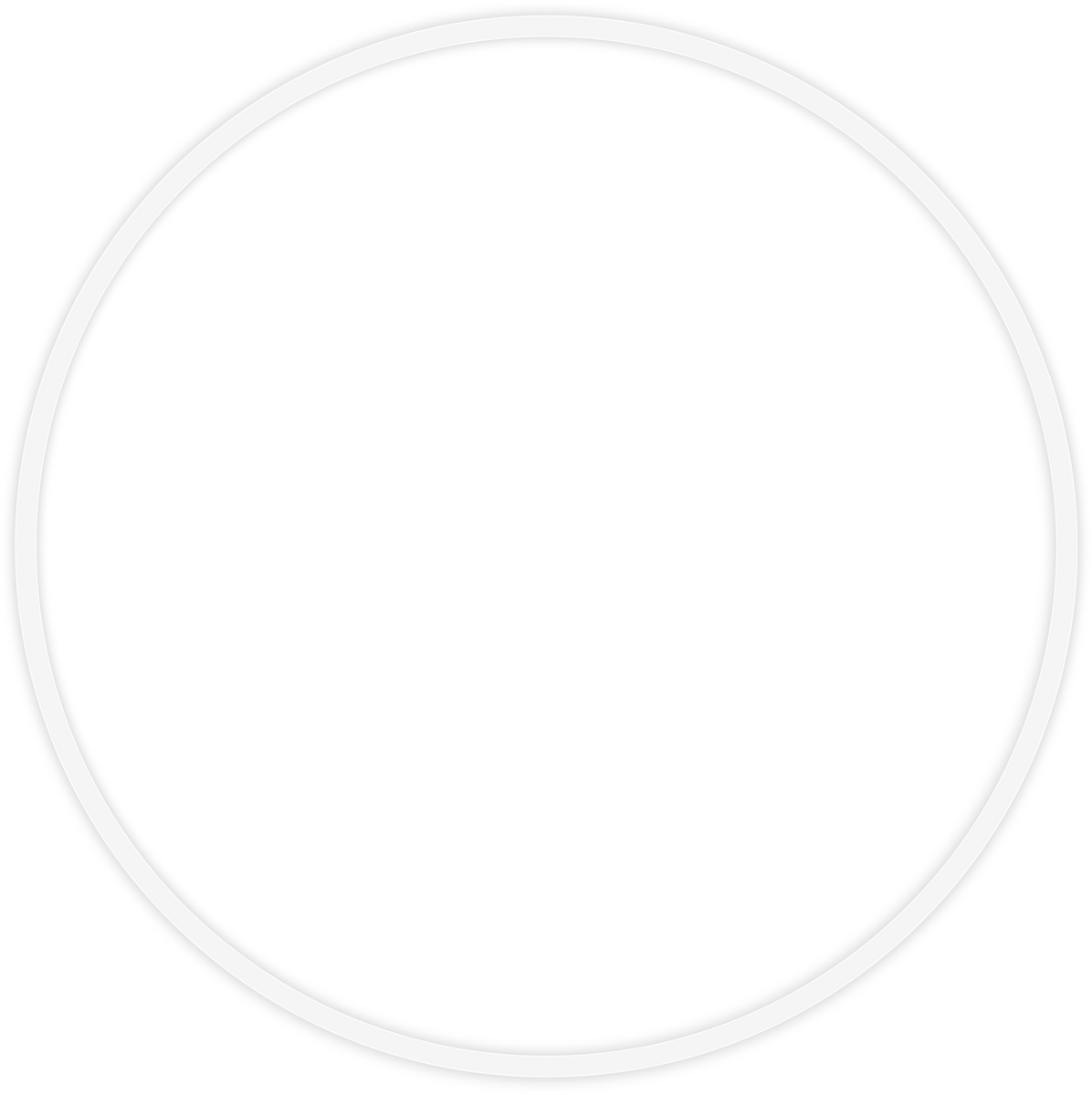 Circle White Frame